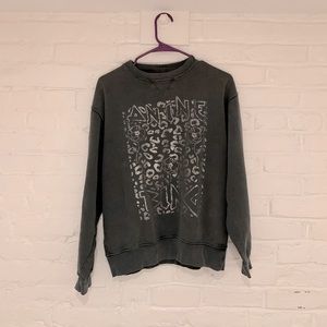Anine Bing Leopard Sweatshirt